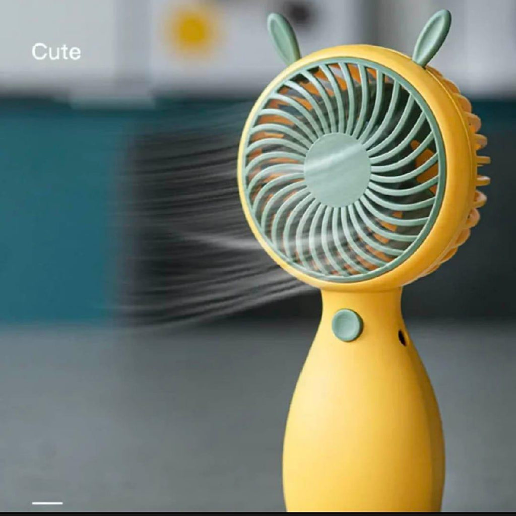 Portable Rechargeable Animal Ears Fan (Multicolor)