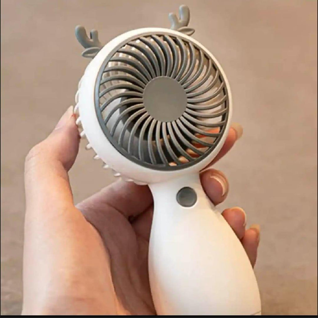 Portable Rechargeable Animal Ears Fan (Multicolor)