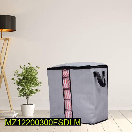 Grey Storage Bags Set of 4 for Home Organization