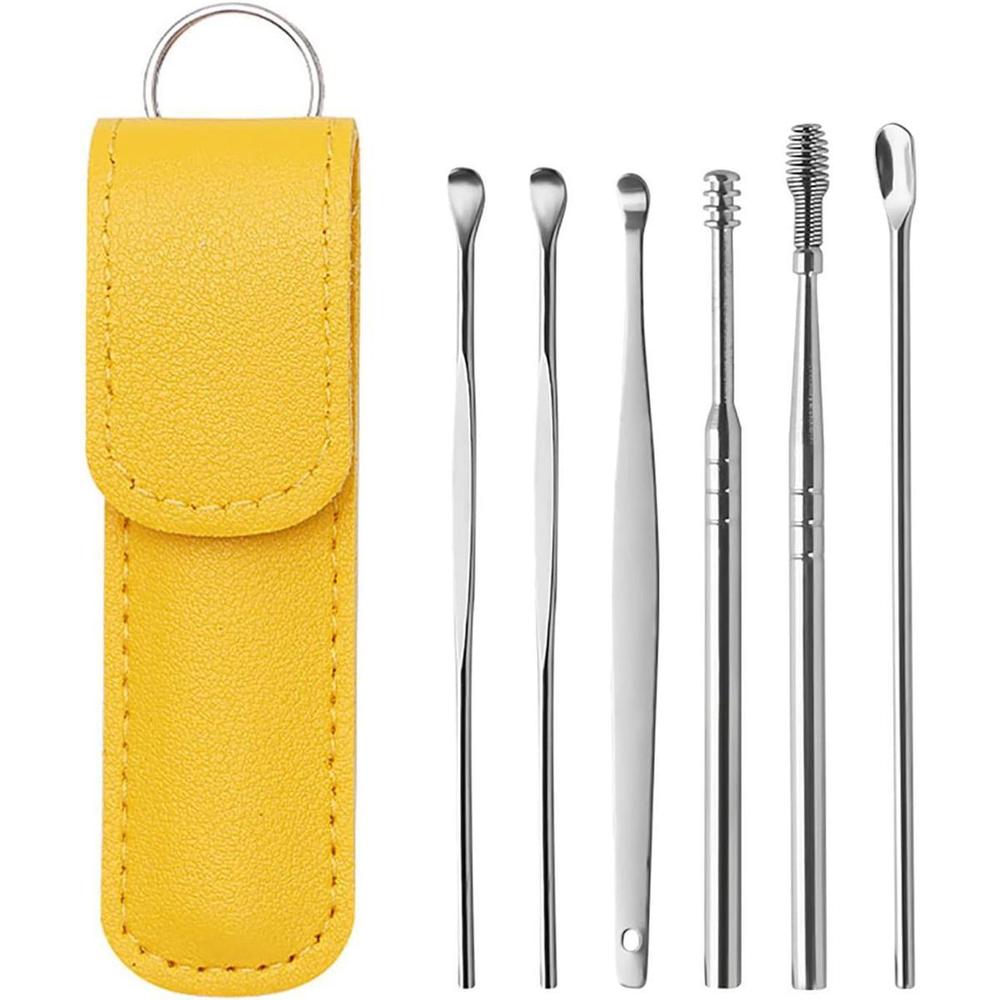 Premium Stainless Steel Ear Wax Cleaning Kit (6-in-1 Set)