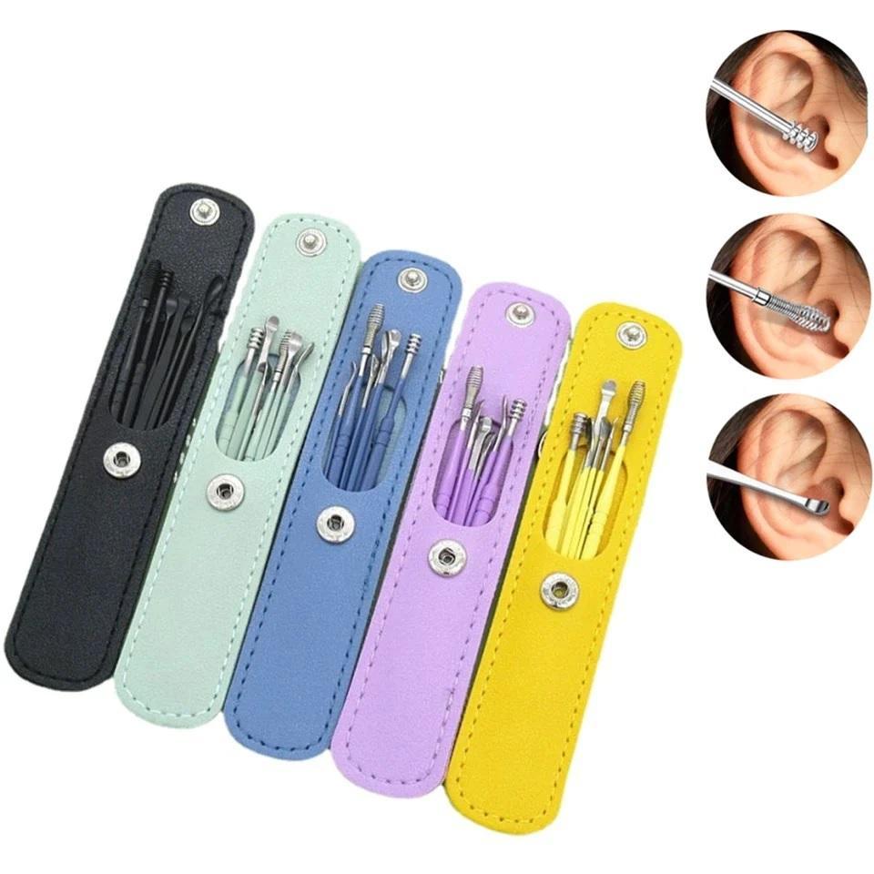 Premium Stainless Steel Ear Wax Cleaning Kit (6-in-1 Set)