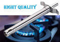Stainless Steel Gas Lighter Silver Spark Ignition