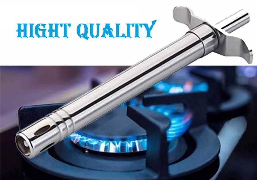 Stainless Steel Gas Lighter Silver Spark Ignition