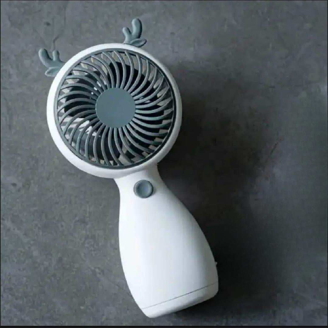 Portable Rechargeable Animal Ears Fan (Multicolor)